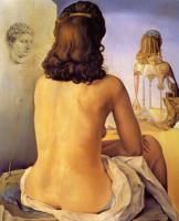 Dali, Salvador - My Wife, Nude,Contemplating Her Own Flesh Becoming Stairs,Three Vertebrae of a Column,Sky,and Architecture